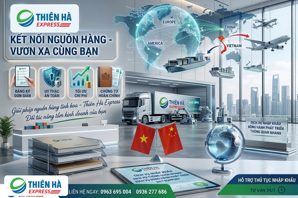 Thiên Hà Express kết nối nguồn hàng Trung Quốc – Việt Nam