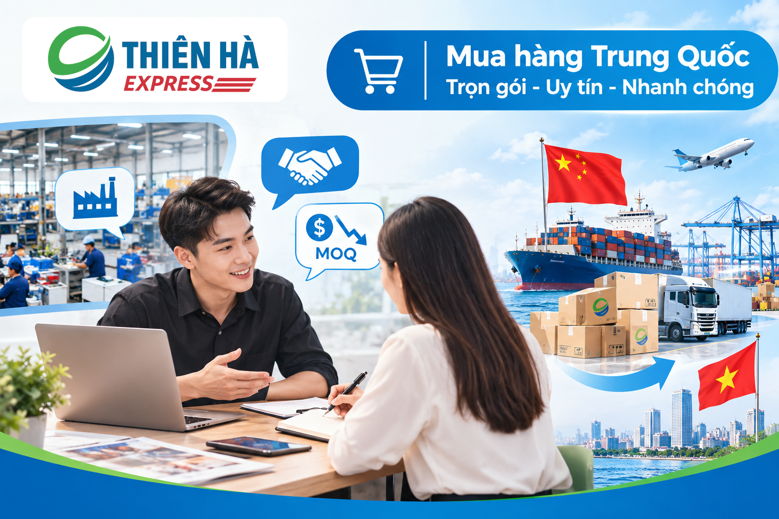 Tư vấn mua hàng Trung Quốc trọn gói tại Thiên Hà Express